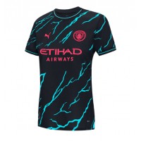 Maglie da calcio Manchester City Jeremy Doku #11 Terza Maglia Femminile 2024-25 Manica Corta